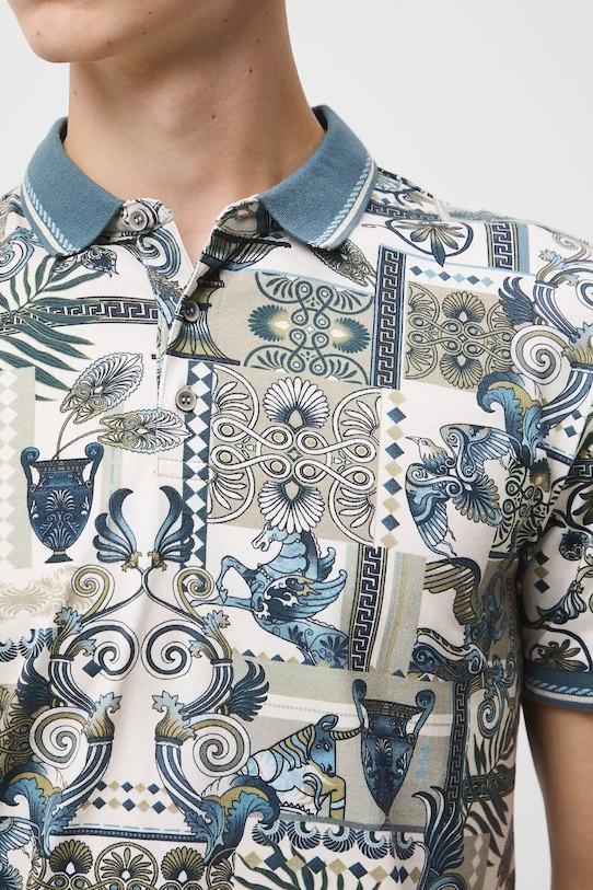 Medicine polo bawełniane RW25-POM301 beżowy