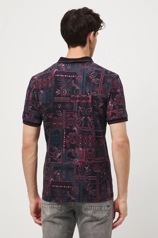 Odzież Medicine polo bawełniane RW25-POM301 bordowy