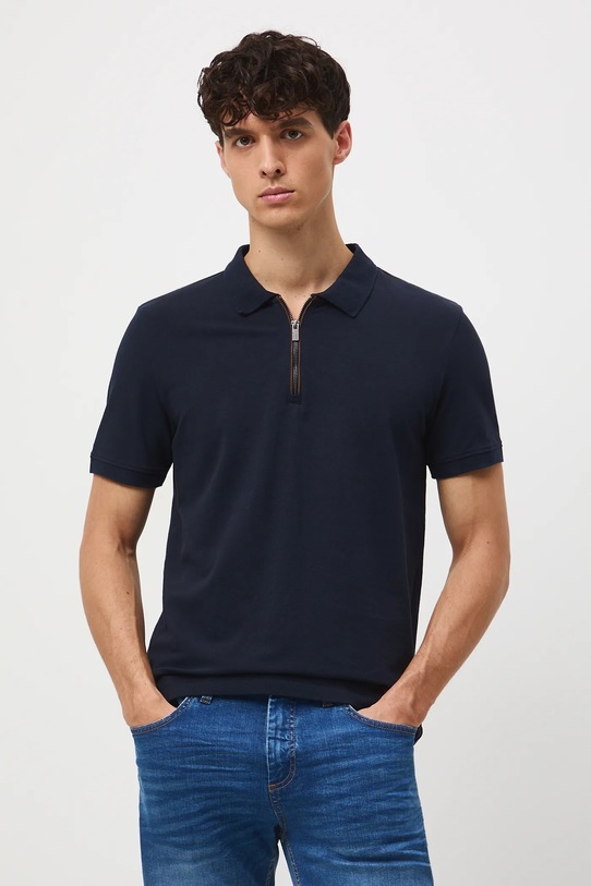 Medicine polo z elastanem granatowy RW25-POM404