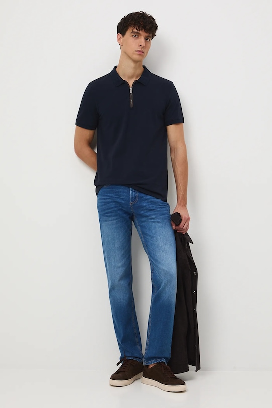 Medicine tricou polo RW25-POM404 bleumarin RW25