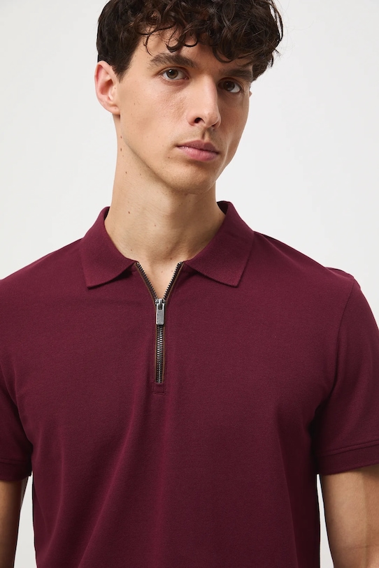 Polo tričko Medicine burgundské RW25-POM404