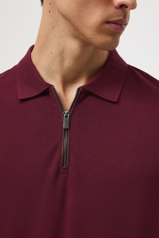 Polo tričko Medicine RW25-POM404 burgundské