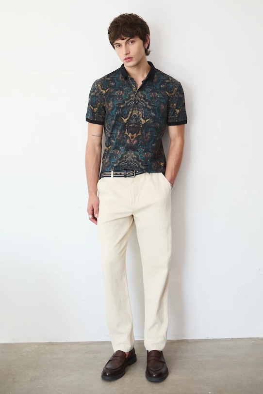 Polo tričko pánské Královská kolekce RW25-POM751 vícebarevná