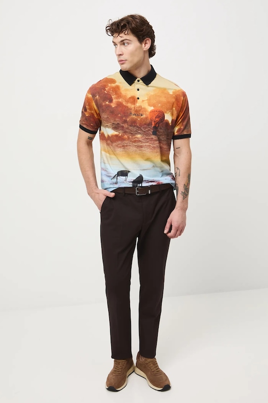 Polo męskie z kolekcji Zdzisław Beksiński x Medicine RW25-POMA50