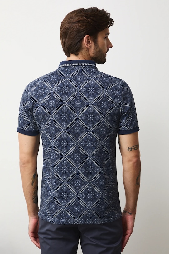 Odzież Medicine polo bawełniane RW25-POMB12 granatowy