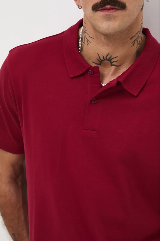 Medicine polo bawełniane RW25-POMB16 czerwony