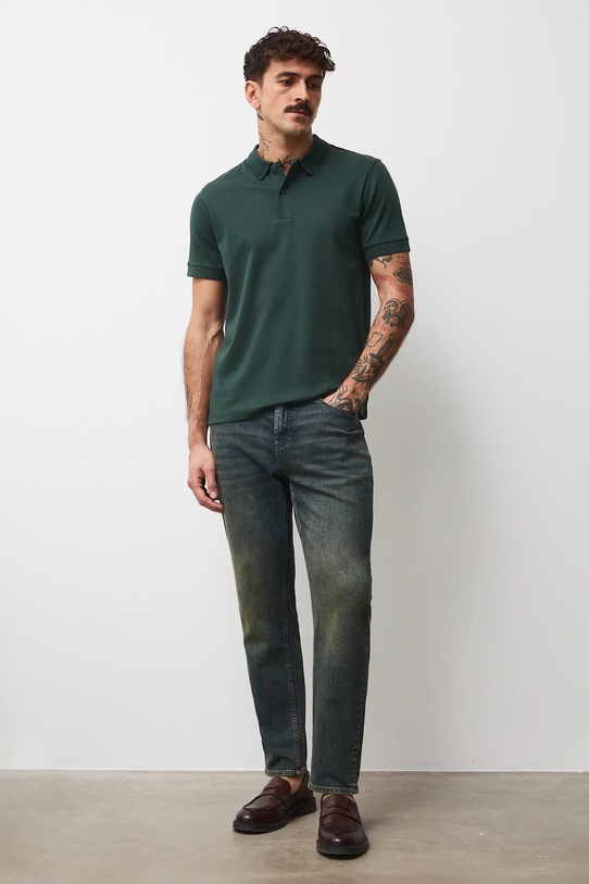 Medicine polo bawełniane RW25-POMB16 zielony RW25