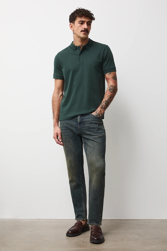 Medicine polo bawełniane RW25-POMB16 zielony RW25