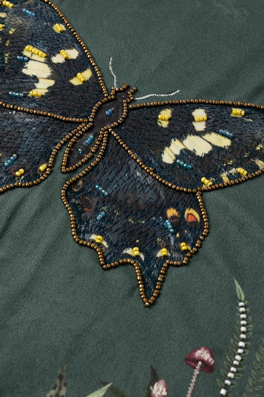 Poszewka dekoracyjna na poduszkę z ozdobną aplikacją 45 x 45 cm RW25-PSU613 multicolor RW25