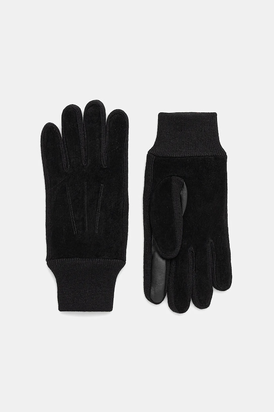 Medicine rękawiczki zamszowe RW25-REM705 czarny RW25