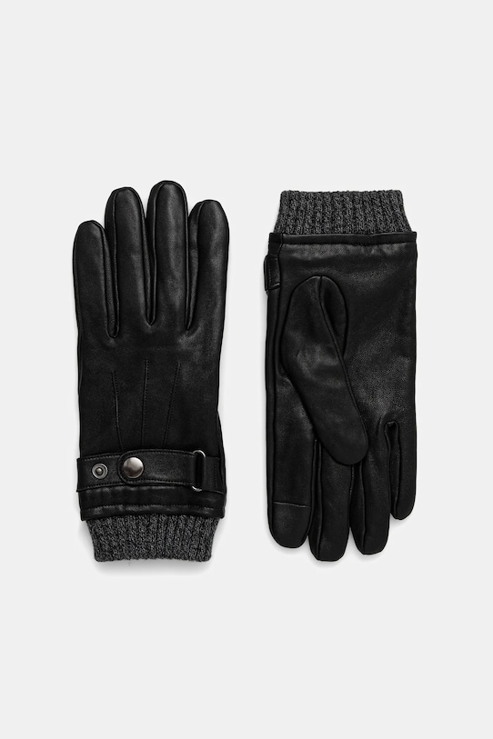 Medicine rękawiczki skórzane RW25-REM707 czarny RW25