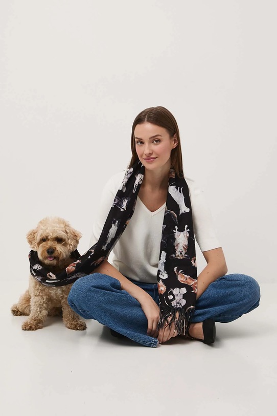 Medicine șal panza negru RW25-SAD450