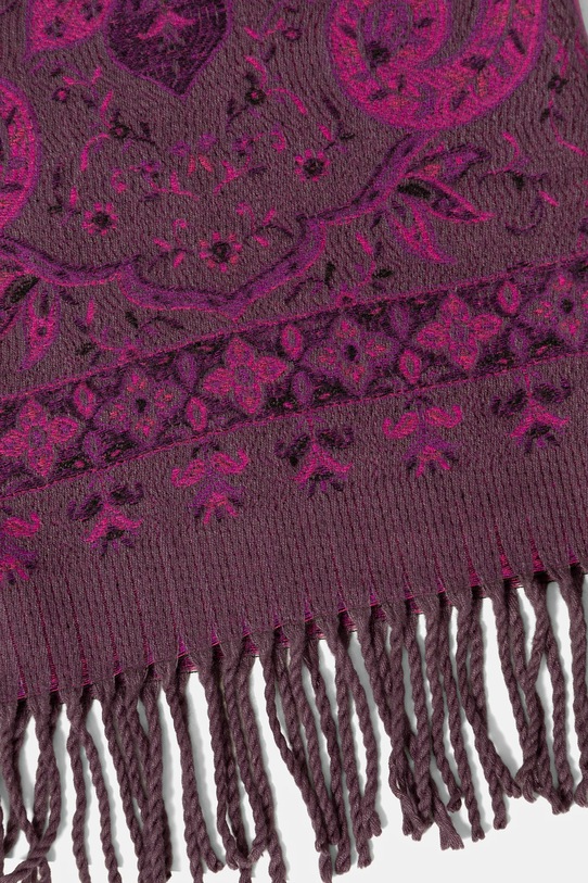 Szal damski żakardowy wzorzysty RW25-SAD600 multicolor RW25