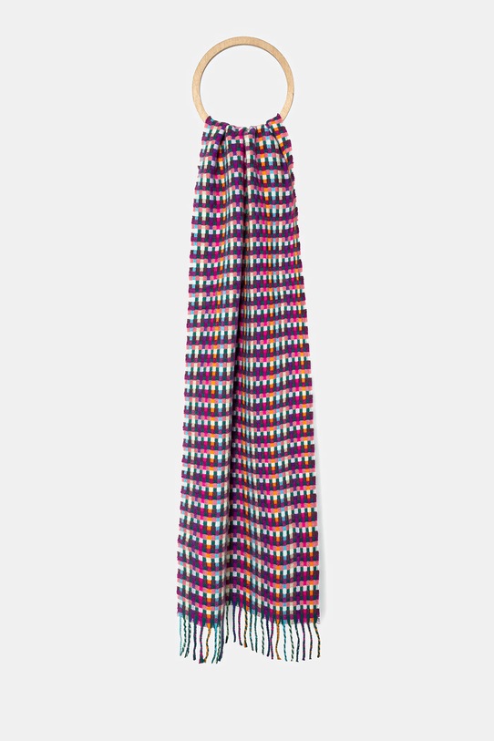 Szal damski wzorzysty tkanina multicolor RW25-SAD735