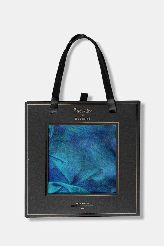 Chusta jedwabna damska z kolekcji Zdzisław Beksiński x Medicine multicolor RW25-SADA50