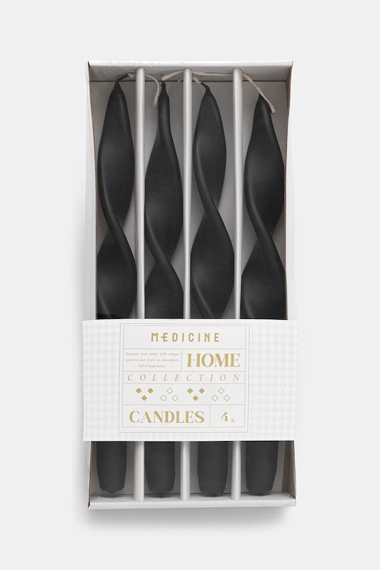 Dekorativní svíčka Medicine 4-pack RW25-SCU408 černá RW25