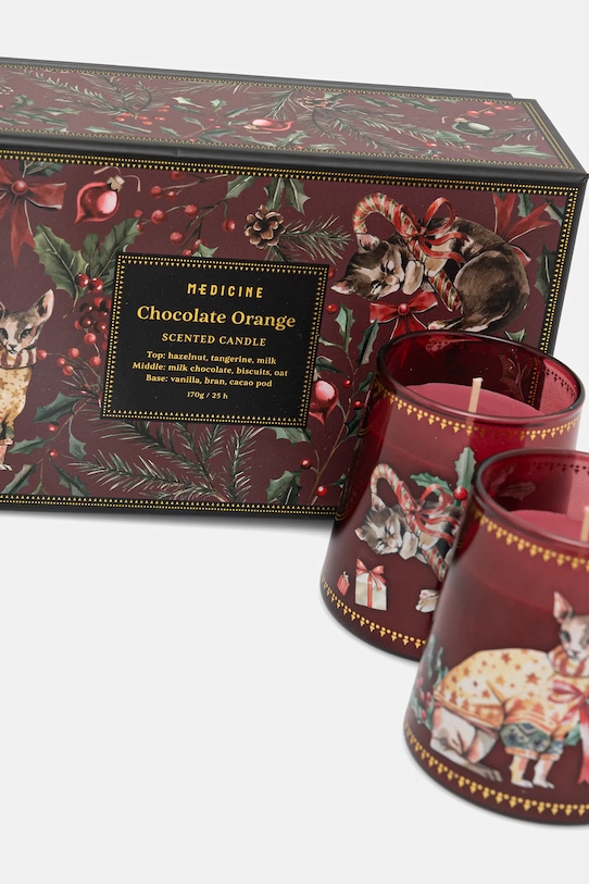 Medicine świeca zapachowa 2-pack RW25-SCU806 bordowy RW25