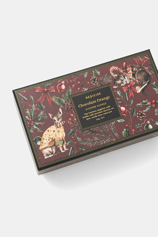 Home SPA Medicine świeca zapachowa 2-pack RW25-SCU806 bordowy