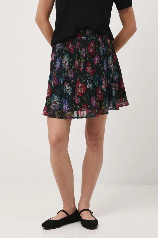 Odzież Spódnica damska mini wzorzysta RW25-SDD031 czarny