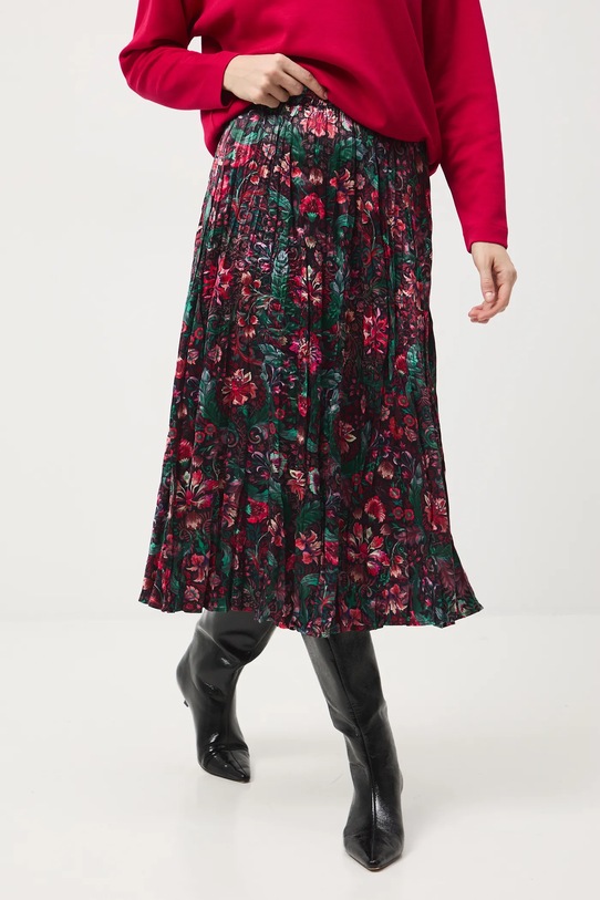Odzież Spódnica damska maxi plisowana RW25-SDD071 multicolor