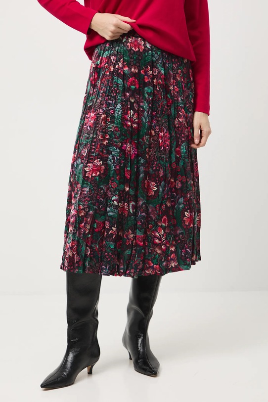 Spódnica damska maxi plisowana rozkloszowany multicolor RW25-SDD071