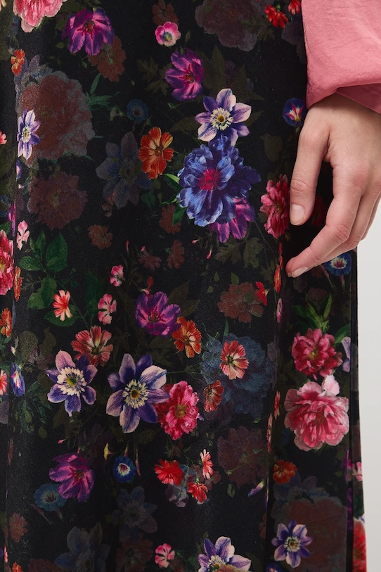 Spódnica damska midi wzorzysta multicolor RW25-SDD0A0