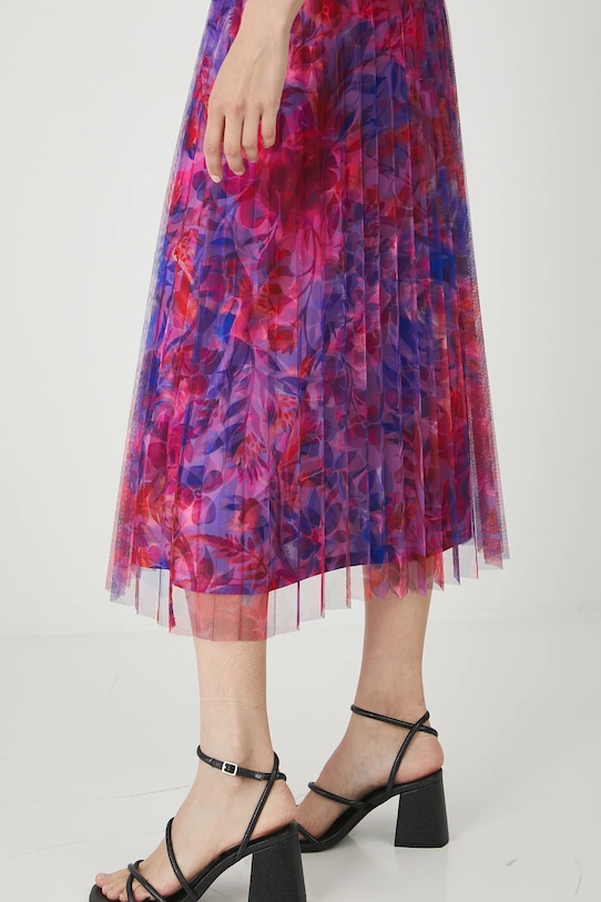 Spódnica damska midi plisowana multicolor RW25-SDD209