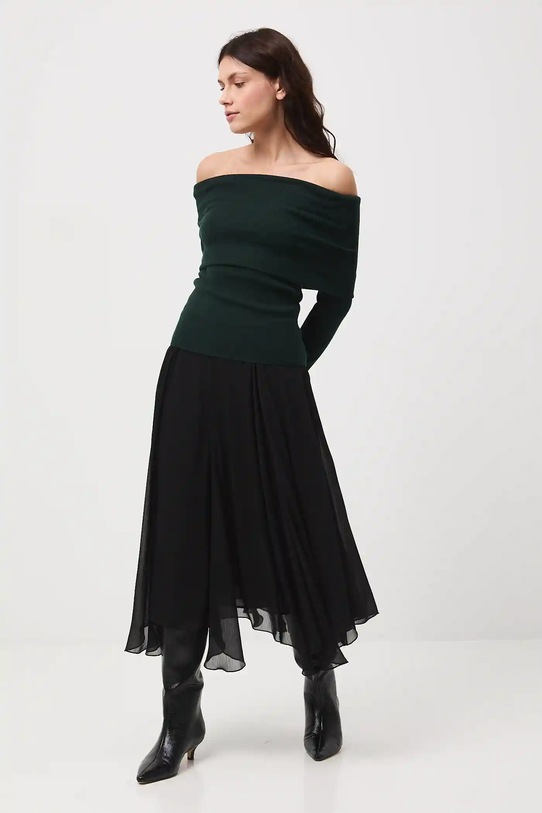 Medicine spódnica casual czarny RW25-SDD501