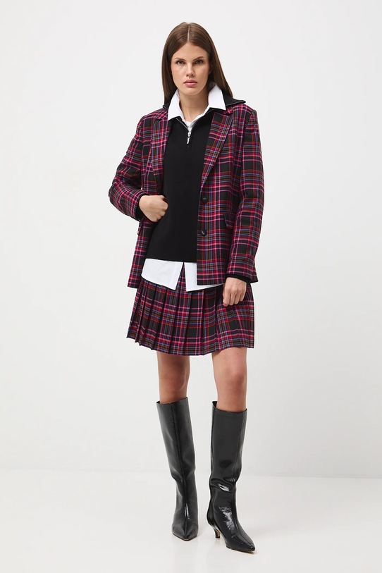 Spódnica damska mini w kratę RW25-SDD603 multicolor