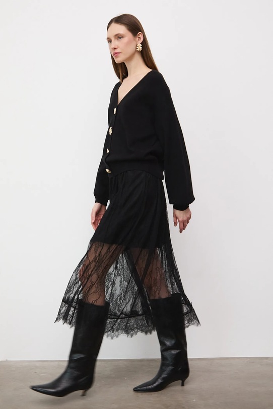 Medicine spódnica maxi czarny RW25-SDDB04