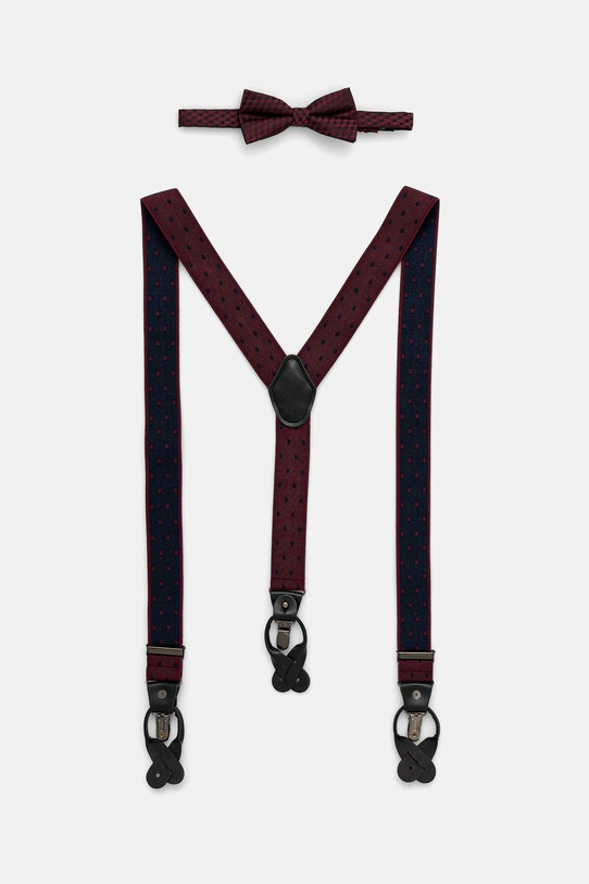 Medicine zestaw szelki i mucha bordowy RW25-SEU802