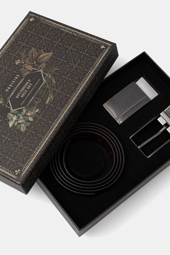 Medicine pasek skórzany z wymiennymi klamrami RW25-SEU807