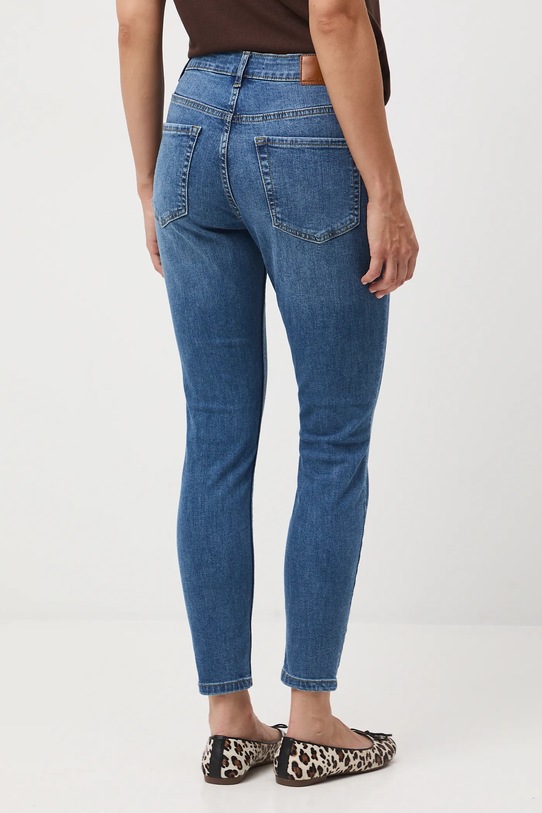 Odzież Jeansy damskie skinny z efektem sprania RW25-SJD030 niebieski