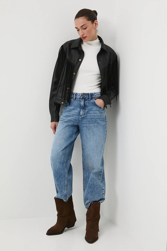 Medicine blugi din bumbac albastru RW25-SJD312