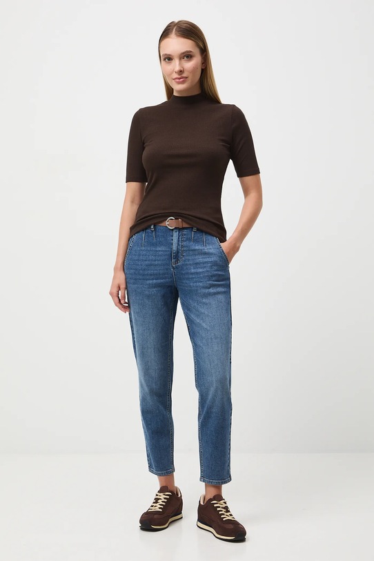 Jeansy damskie carrot z paskiem RW25-SJD507 niebieski RW25