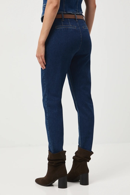 Odzież Jeansy damskie carrot z paskiem RW25-SJD507 granatowy