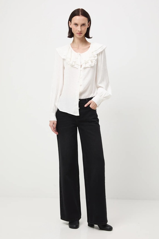 Medicine jeansy bawełniane czarny RW25-SJD902