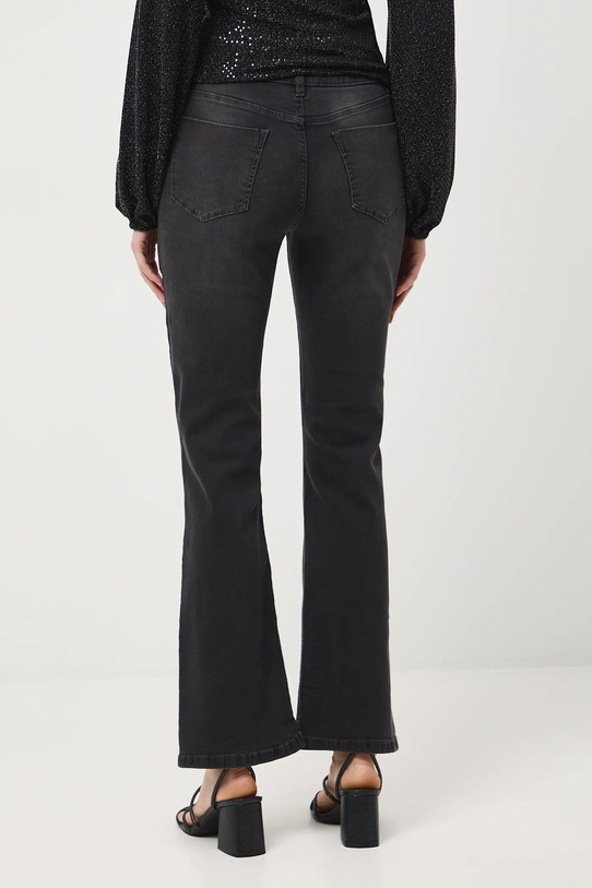 Oblečení Džíny dámské flare, se sepraným efektem RW25-SJDB04 černá