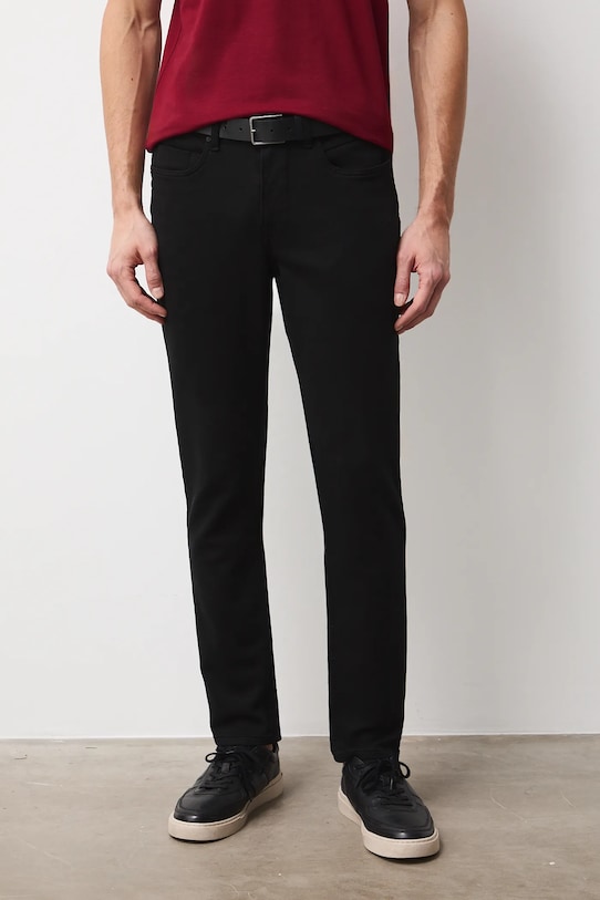 Džíny pánské slim, s páskem RW25-SJM032 černá RW25