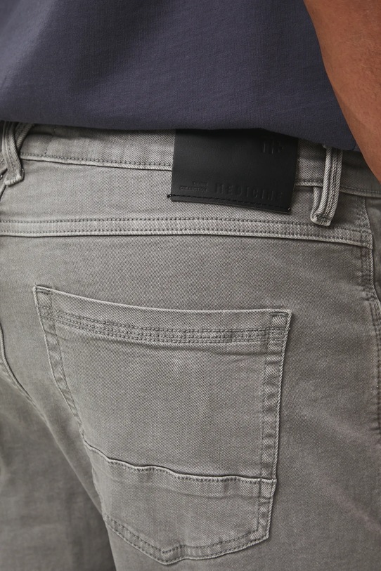 Rifle tapered s praným efektom sivá RW25-SJM201