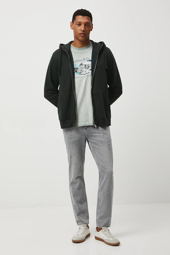 Medicine blugi din bumbac RW25.SJM202 gri RS26