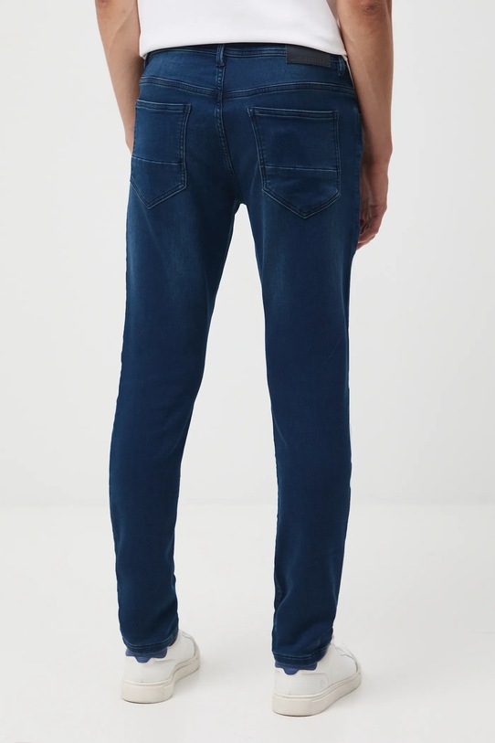 Odzież Jeansy męskie slim z efektem sprania RW25-SJM506 granatowy