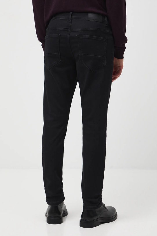 Odzież Jeansy męskie slim z efektem sprania RW25-SJM506 czarny