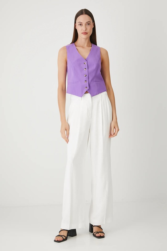 Kalhoty dámské wide leg bílá RW25.SPD200