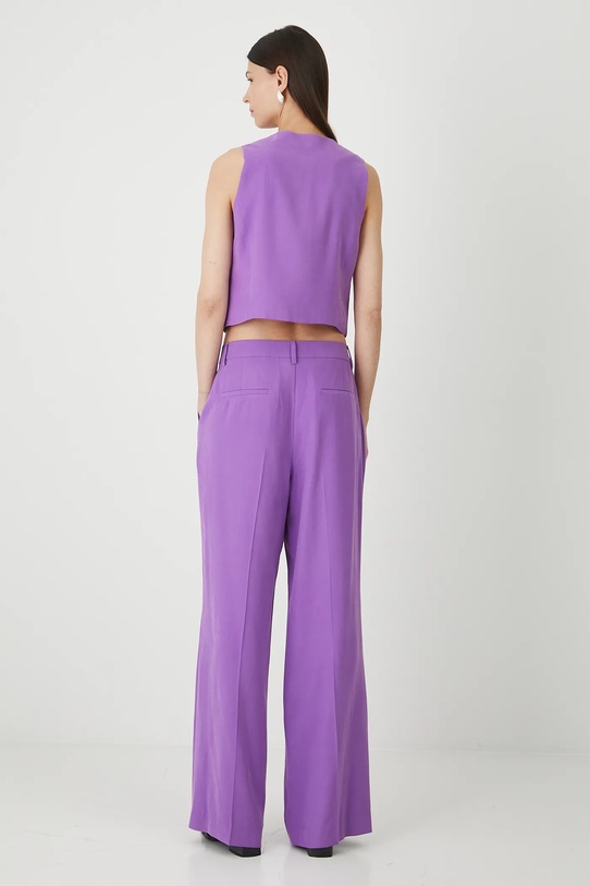 Oblečení Kalhoty dámské wide leg RW25.SPD200 fialová
