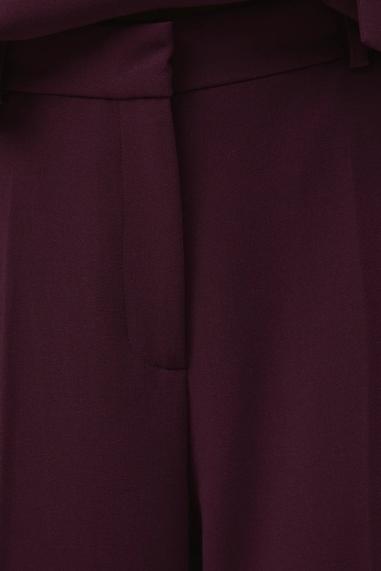 Spodnie damskie wide leg gładkie RW25-SPD301 bordowy