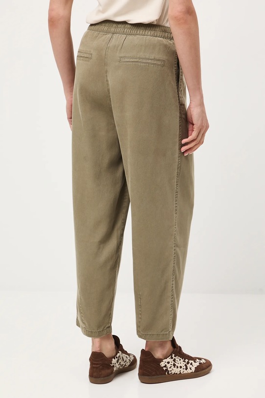 Odzież Spodnie damskie slouchy z lyocellu RW25-SPD400 zielony