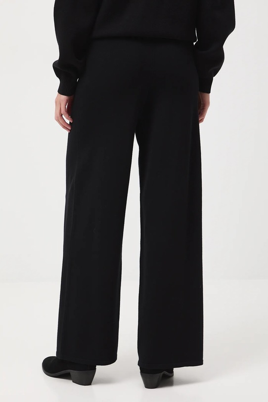 Odzież Spodnie damskie wide leg gładkie RW25-SPD704 czarny