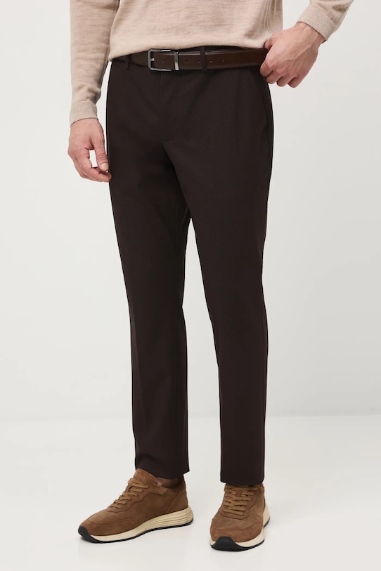 Medicine pantaloni RW25-SPM826 maro RW25