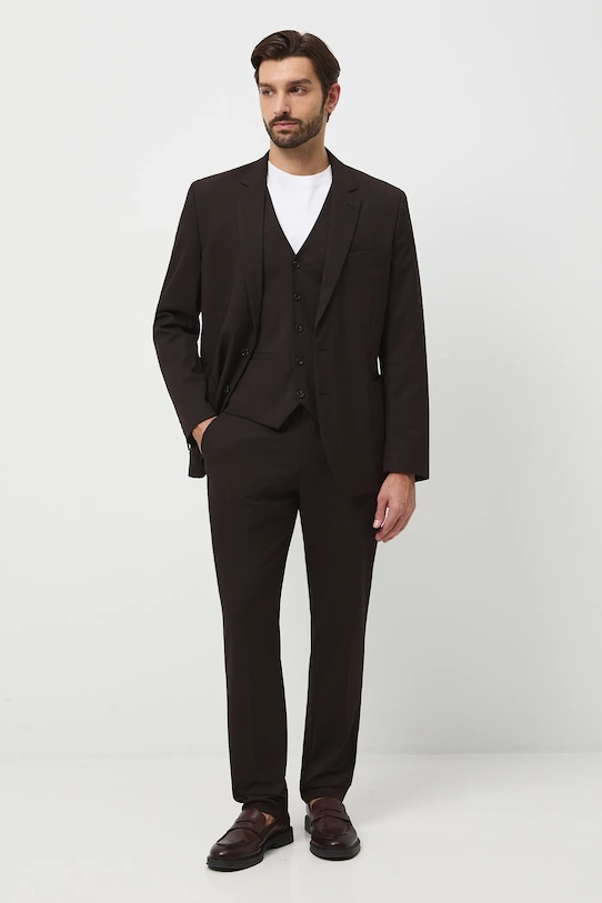 Medicine spodnie brązowy RW25-SPM826